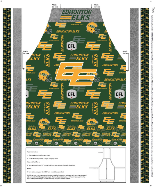 Edmonton Elks Apron Panel