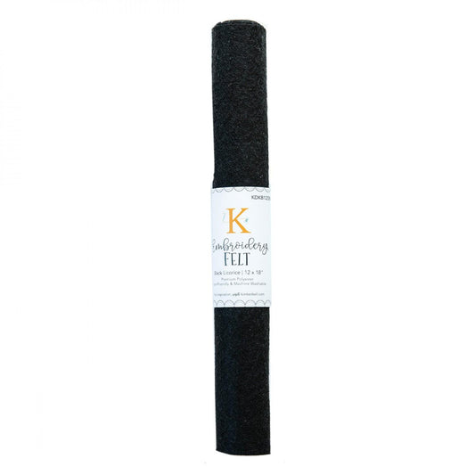 Kimberbell - Embroidery Felt - Black Licorice # KDKB1258