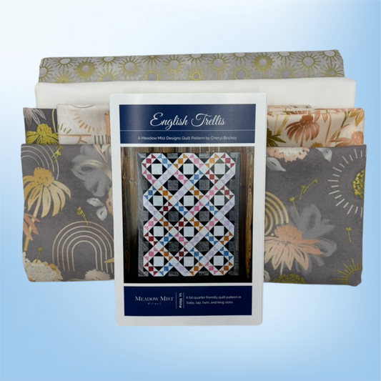 English Trellis Lap Quilt Kit