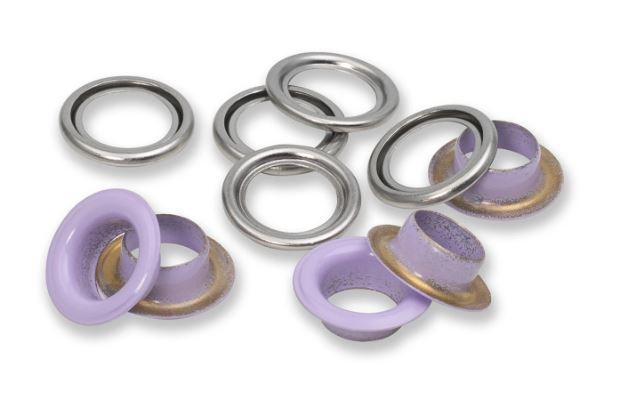 Eyelet w/washer 11mm -  Lilac - 20 pc - 542548