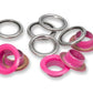 Eyelet w/washer 11mm -  Pink - 20 pc - 542549