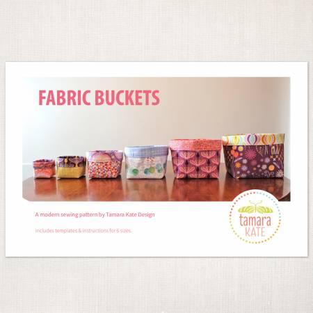 Fabric Buckets Sewing Pattern # TK110