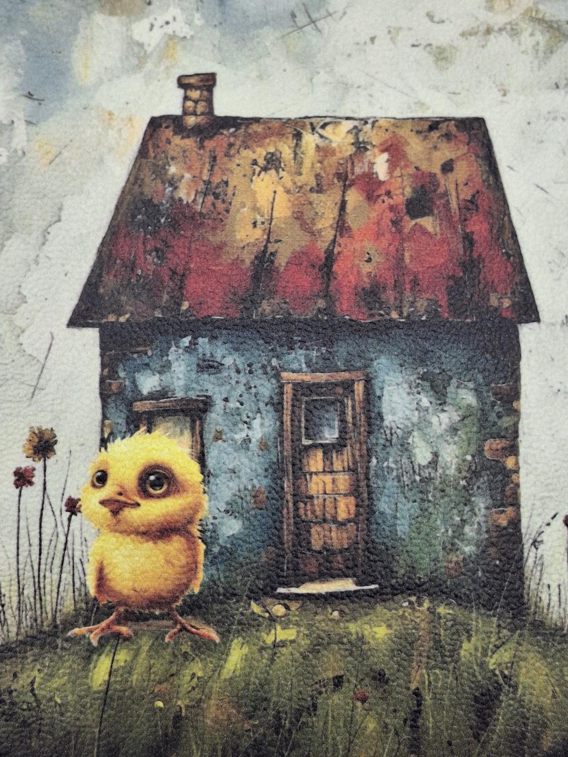 Fancy Farm Animals Gift Card & Chapstick Holder - Chick