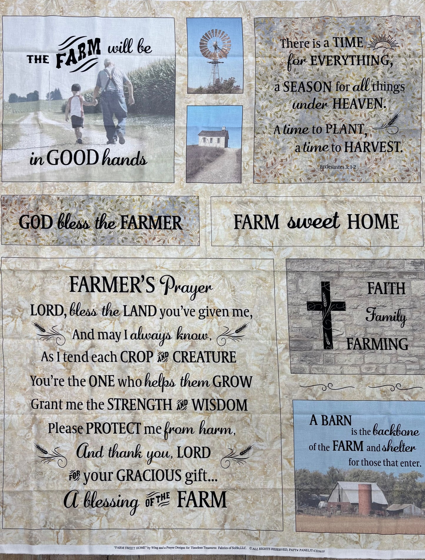 Farm Sweet Home Lap Quilt Kit