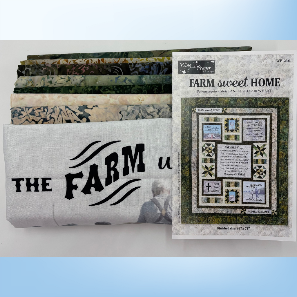 Farm Sweet Home Lap Quilt Kit