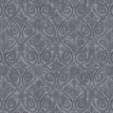 Farmhouse Fixer Upper - Charcoal Damask 5in repeat # 8709S-99