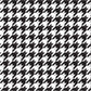 Feline Good - Kitty Houndstooth - CD2573 Black