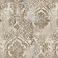 Field of Seams - Mocha Damask 12 Inch repeat # 8551S-46