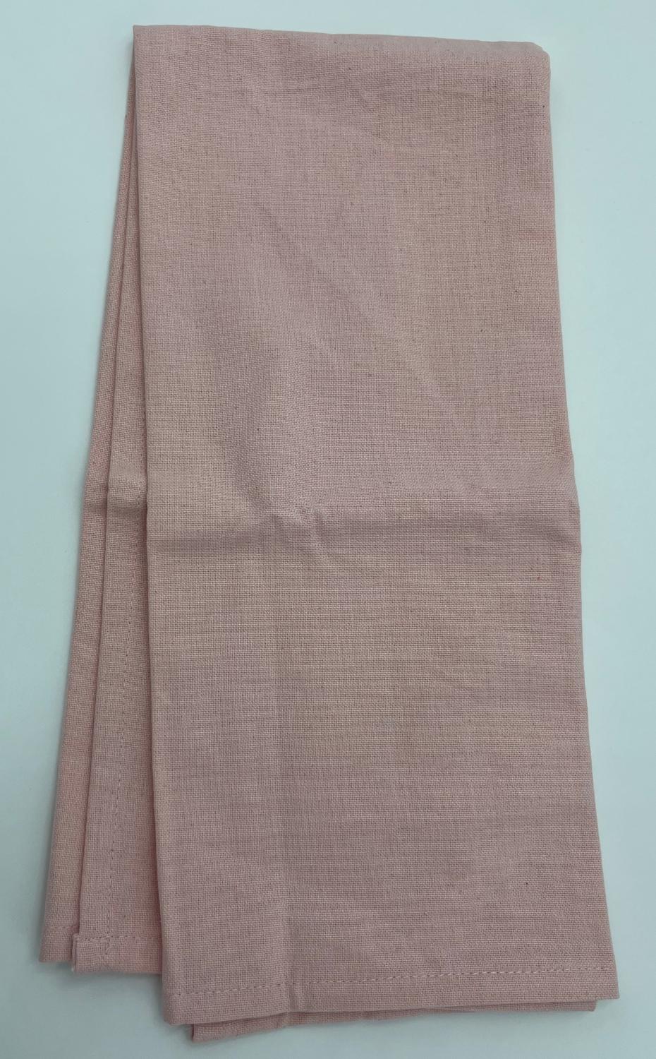 Flat Weave Dishtowel - Pastel Pink - AA429