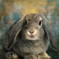 Flop Ear Bunny Panel 18in x 18in # ADP-017