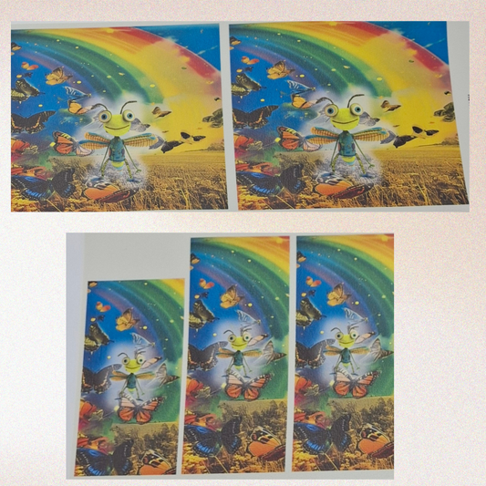 Flower Bugs Chapstick Gift Card - Rainbow