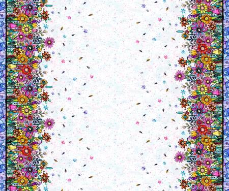 Flower To The Sun Flower Patch Double Border - FTSU05562-MU