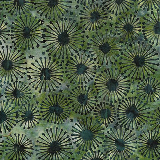 Flutter Fields - Harvest Moon - Dandelion - Multi Green Brown Pinecone - 712406835