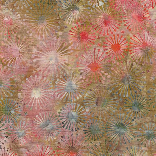 Flutter Fields - Harvest Moon - Dandelion - Multi Red Brown - 712406886