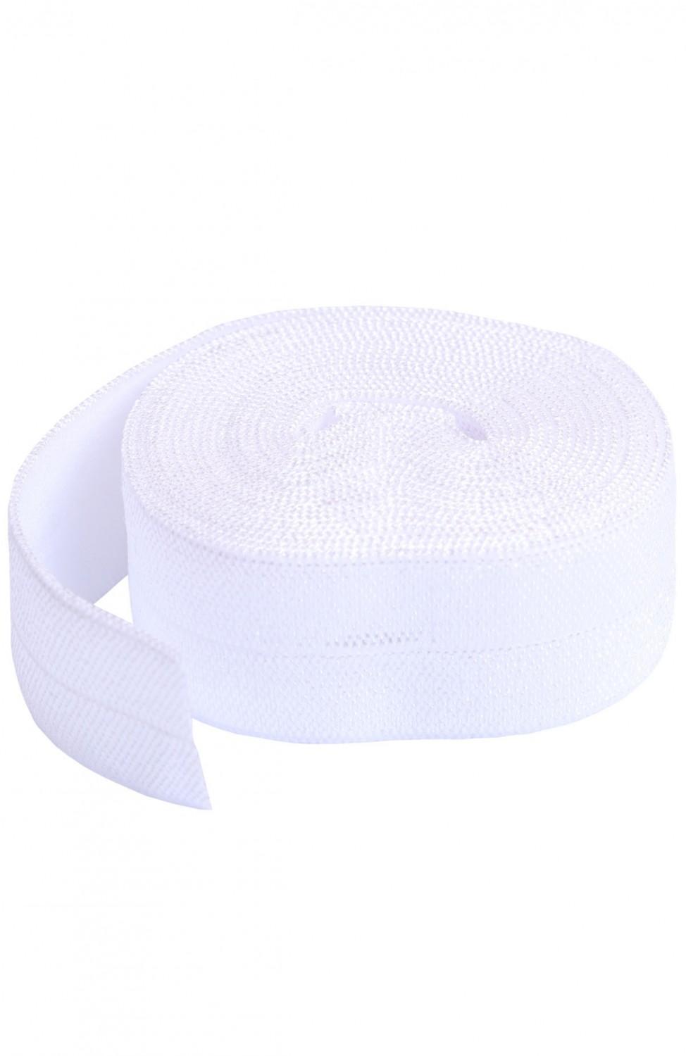 Fold-over Elastic 3/4in x 2yd White - SUP211-2-WHITE