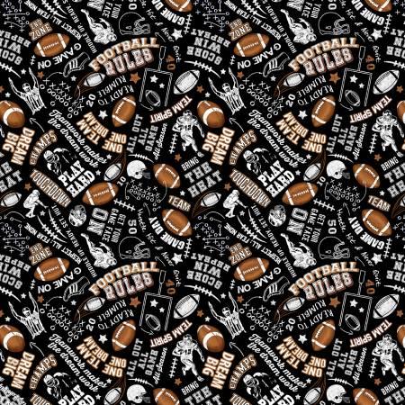 Football Rules - CD3717-Black