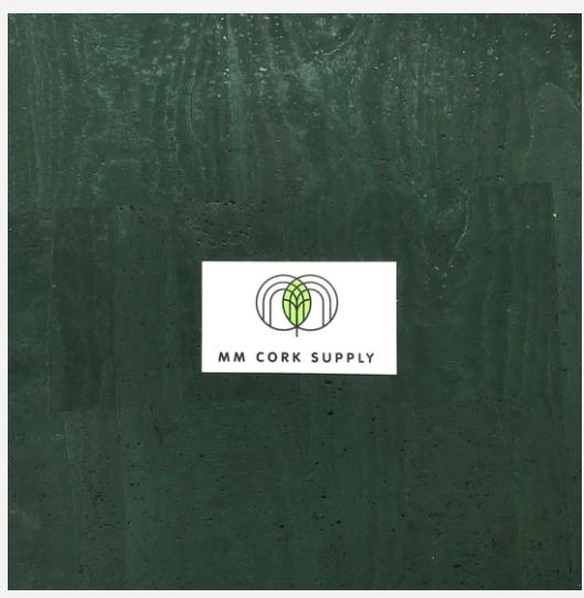 Forest Green Cork Fabric