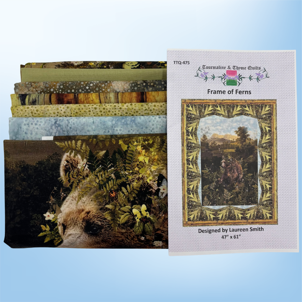 Frame of Ferns Lap Quilt Kit