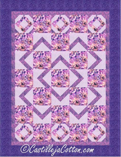 Framed Crocus Quilt - CJC-59631W