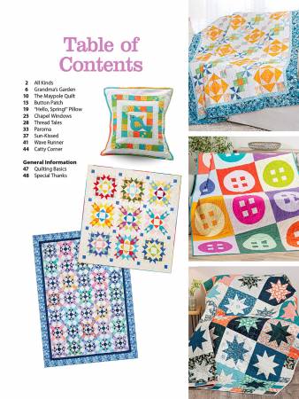 Fun Fat Quarter Quilts for Spring # 141524