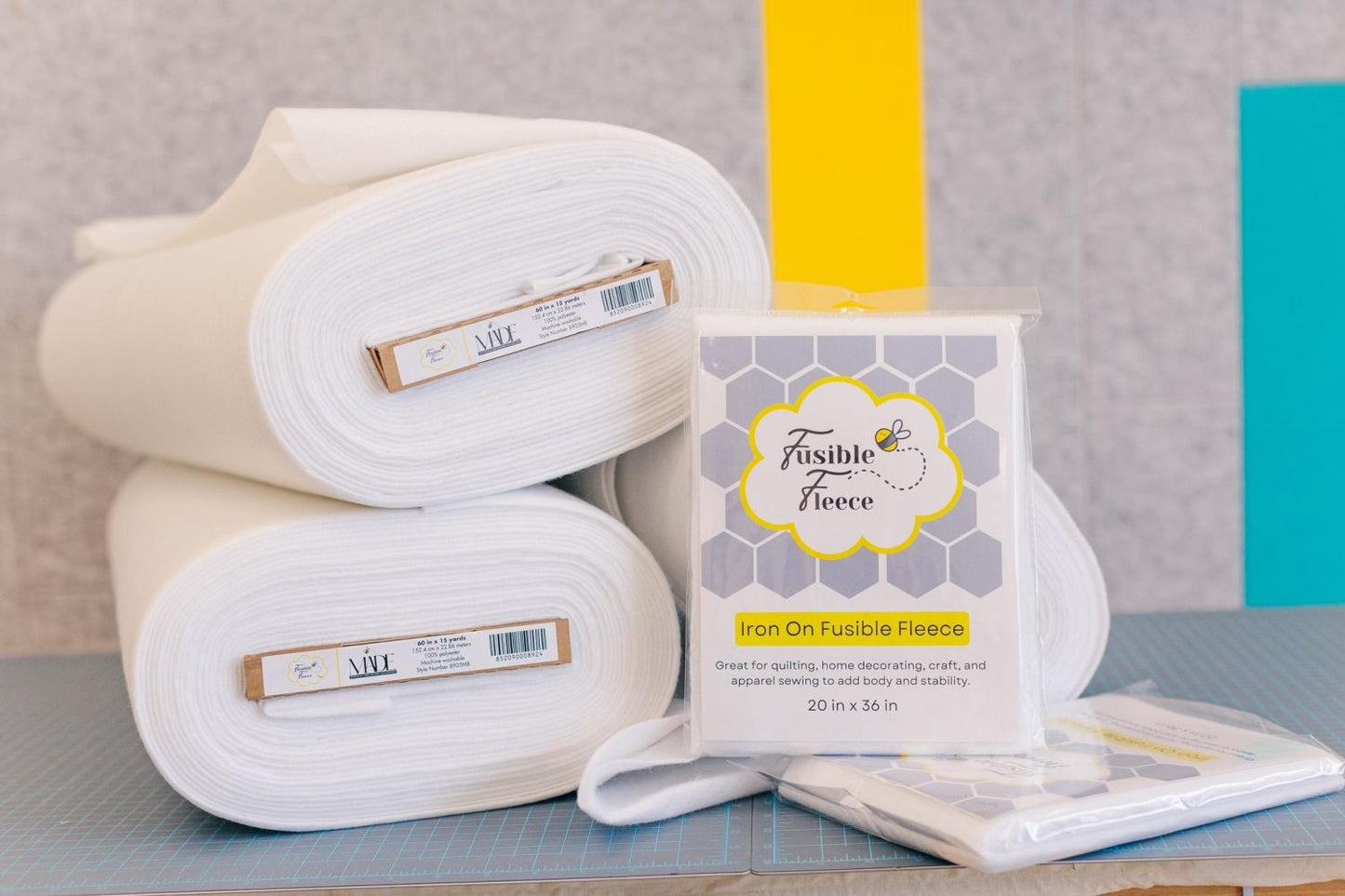 Fusible Fleece Bolt 60" wide - 8905MB