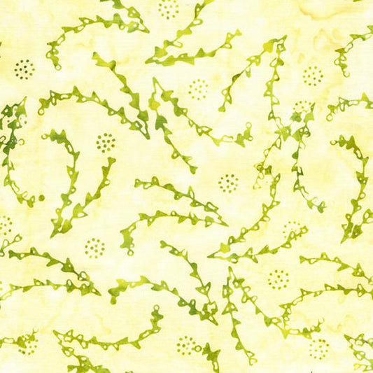 Gaia - Frosted Foliage - Lines of Vines - Yellow Parchment - LM912505203