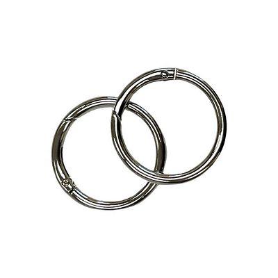 Gate Rings - 1 1/4" - Nickel - 2pk