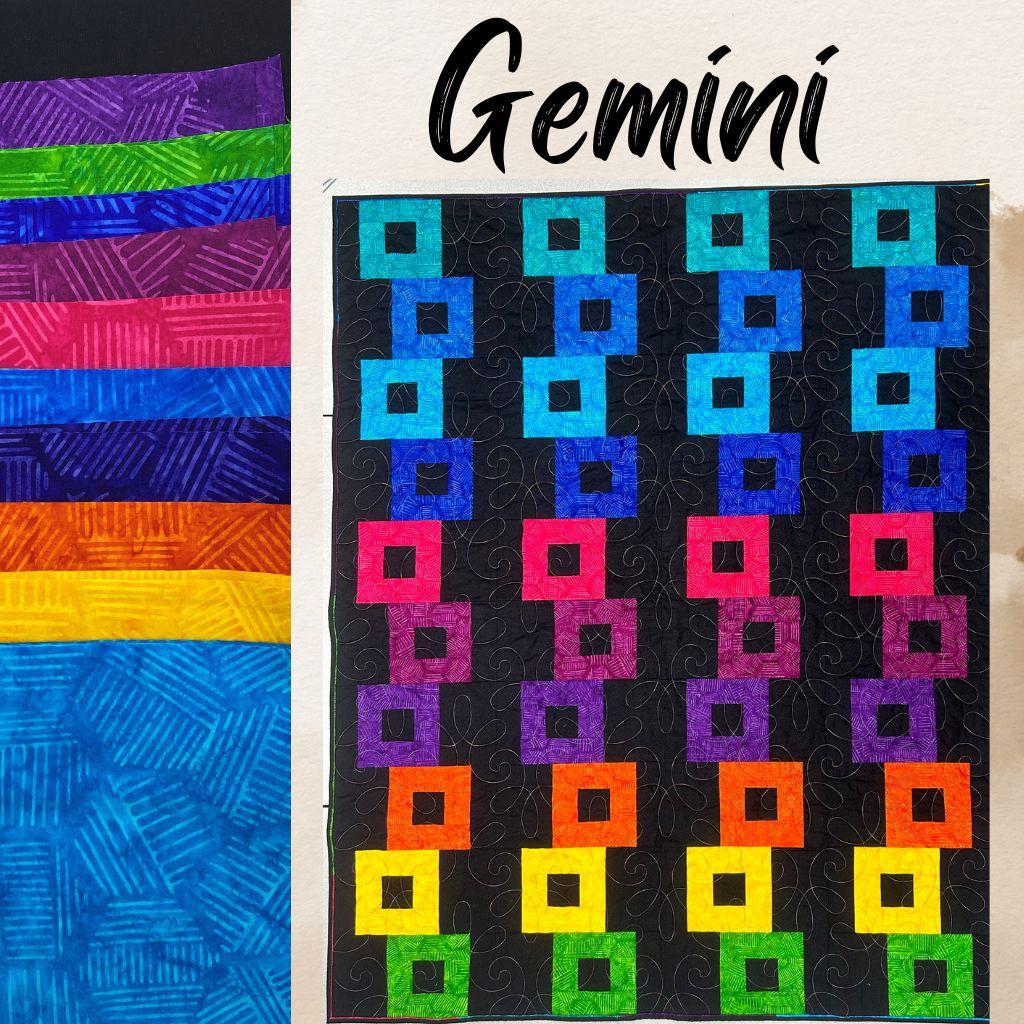 Gemini Bright Lap Quilt Kit