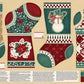Gifts of Gratitude Panel - Tan Stocking Panel 24 Inch # 2538P-41