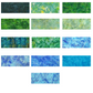 Grandma's Garden Dark - Block of the Month - Fat Quarter Insurance Bundle