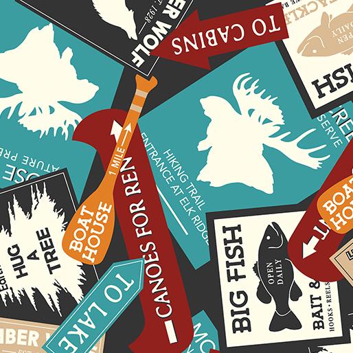 Great Outdoors Comfort Flannel - Multi - 14665F-14