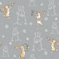 Guess How Much I love You - Light Gray GHMILY 2026 Flannel Bunnies # Y4823-5