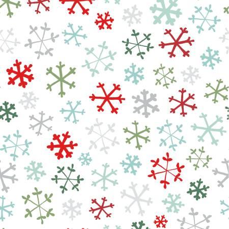 Guess How Much I love You - Multi Color GHMILY 2026 Flannel Snowflakes  Y4824-55