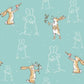 Guess How Much I love You - Teal GHMILY 2026 Flannel Bunnies # Y4823-104