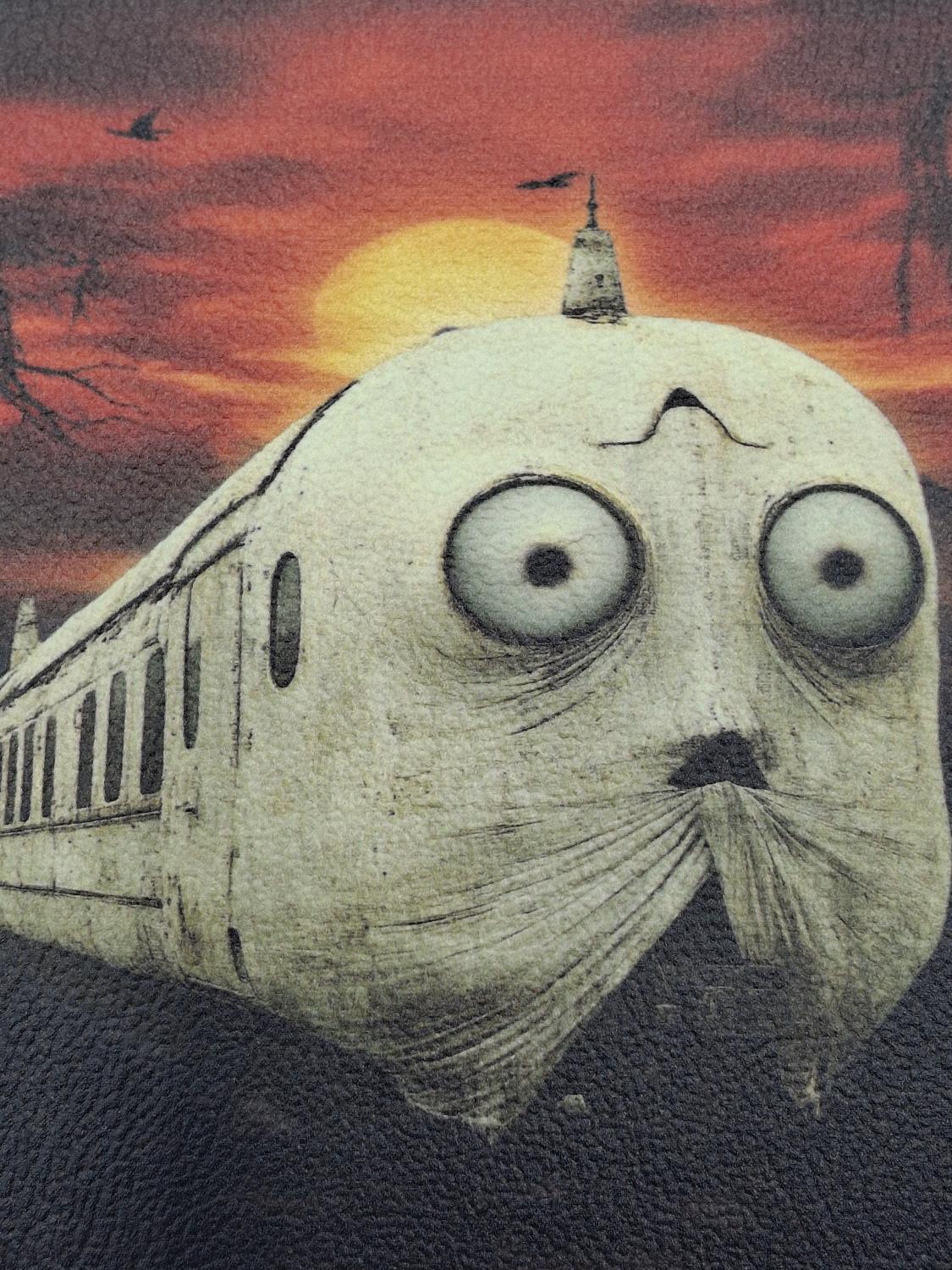 Halloween Train Gift Card & Chapstick - Sunset Ghost