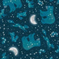 Happy Camper - Dark Blue Constellations Minky  # 2741MK-77