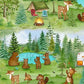 Happy Campers - Green Camp Scenic Minky # 2739MK-66