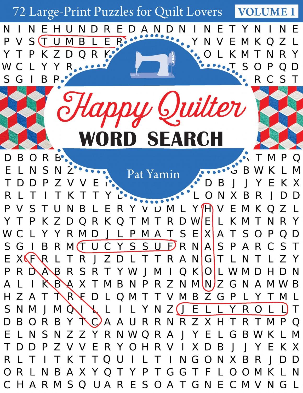 Happy Quilter Word Search # KCS20351