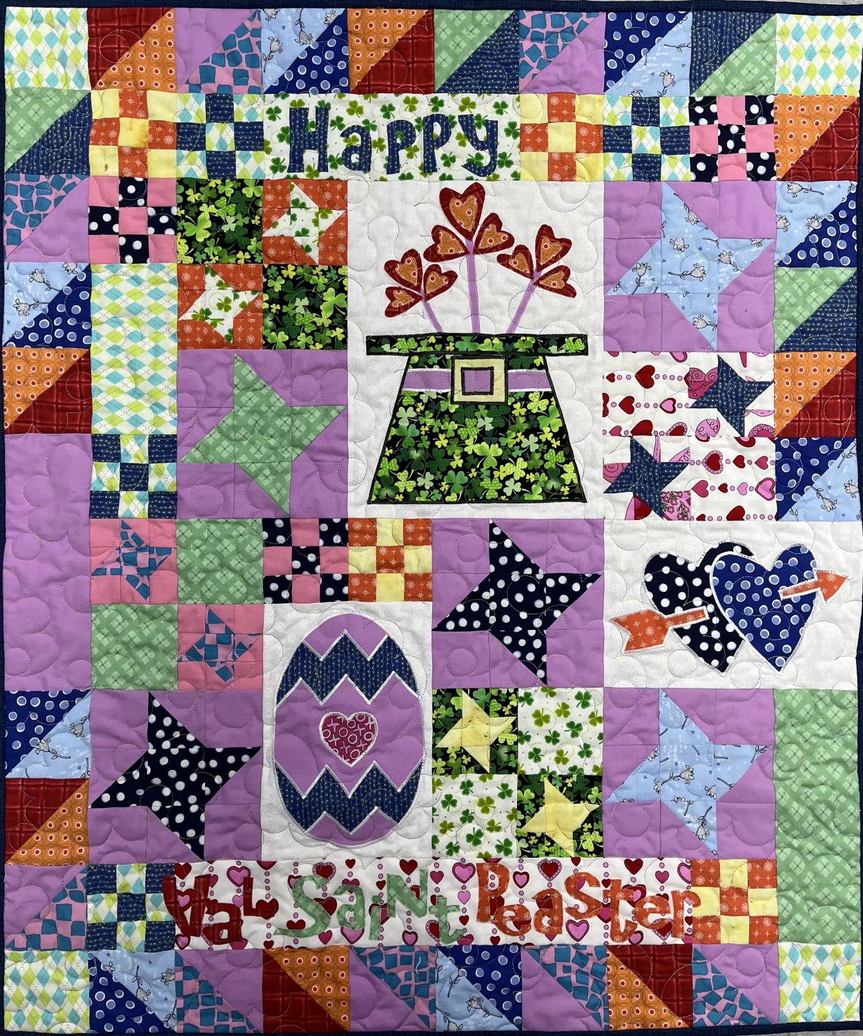 Happy ValSaintPeaster Wallhanging Kit