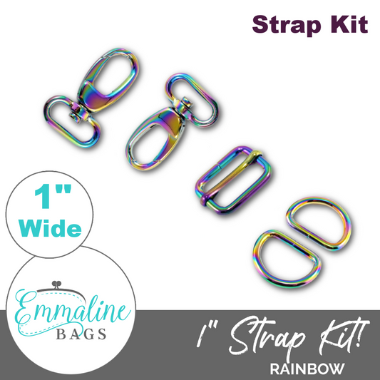 Hardware Kit/Strap Kit for 1" wide strap - EBKIT-510-IRI