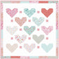 Hearts On Point Quilt Kit - Lap Size