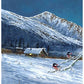 Holiday Hide Away - Panel - Navy - 25765-19