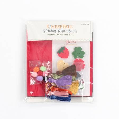 Kimberbell - Holiday Rope Bowls Embellishment Kit # KDKB1306