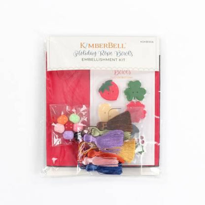 Kimberbell - Holiday Rope Bowls Embellishment Kit # KDKB1306