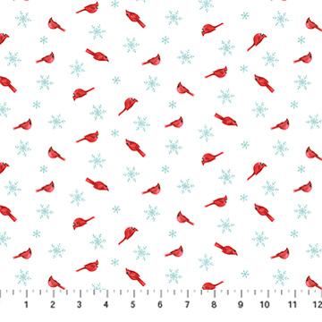 Holly Jolly - Cardinal Toss - White  - 28817-10