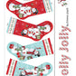 Holly Jolly -  Stocking Panel - White Multi - 28820-10