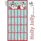Holly Jolly - Advent Panel  -   28819-64