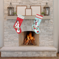 Holly Jolly -  Stocking Panel - White Multi - 28820-10