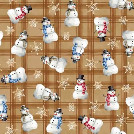 Hollyville Manor - Caramel Tossed Snowmen  # 3513-33