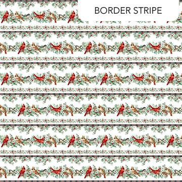 Home For Christmast - Border Stripe - DP28924-10